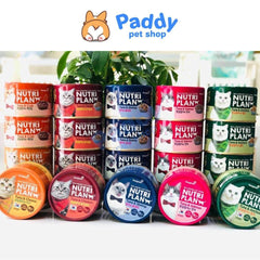 Pate Mèo Nutri Plan Cá Ngừ Mix (Lon 160g) - Paddy Pet Shop
