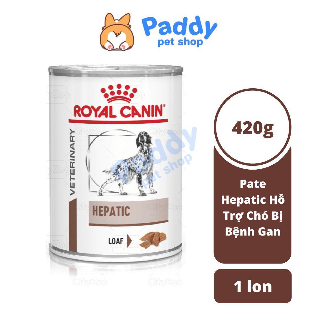 Pate Cho Chó Hỗ Trợ Bệnh Gan Royal Canin Hepatic Dog (Lon 420g) - Paddy Pet Shop