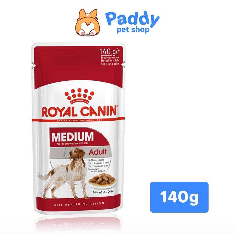 Pate Cho Chó Trưởng Thành Giống Vừa Royal Canin Medium Adult 140g - Paddy Pet Shop