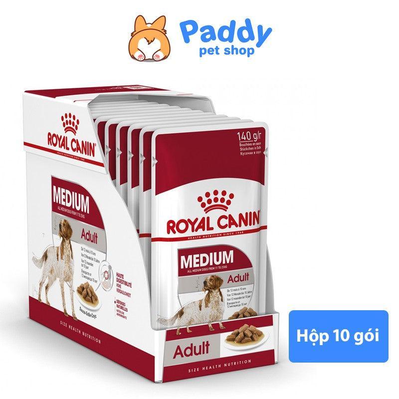 Pate Cho Chó Trưởng Thành Giống Vừa Royal Canin Medium Adult 140g - Paddy Pet Shop