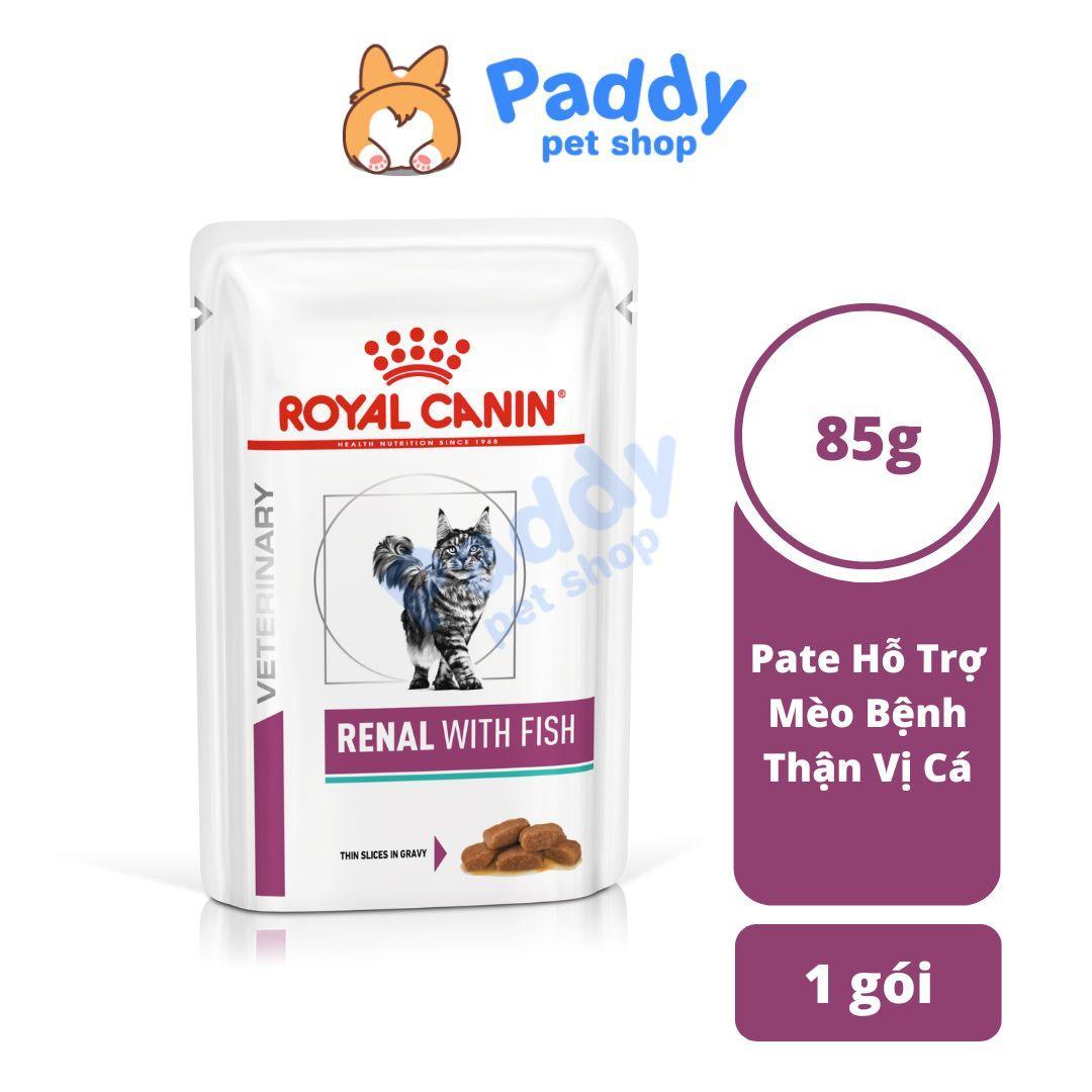 Pate Mèo Royal Canin Renal Cat Hỗ Trợ Bệnh Thận Vị Cá 85g - Paddy Pet Shop