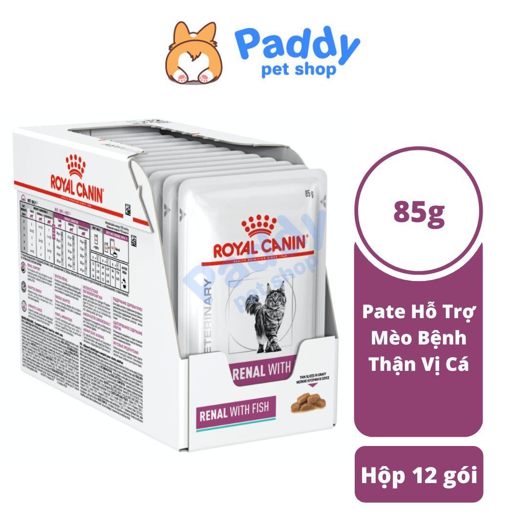 Pate Mèo Royal Canin Renal Cat Hỗ Trợ Bệnh Thận Vị Cá 85g - Paddy Pet Shop