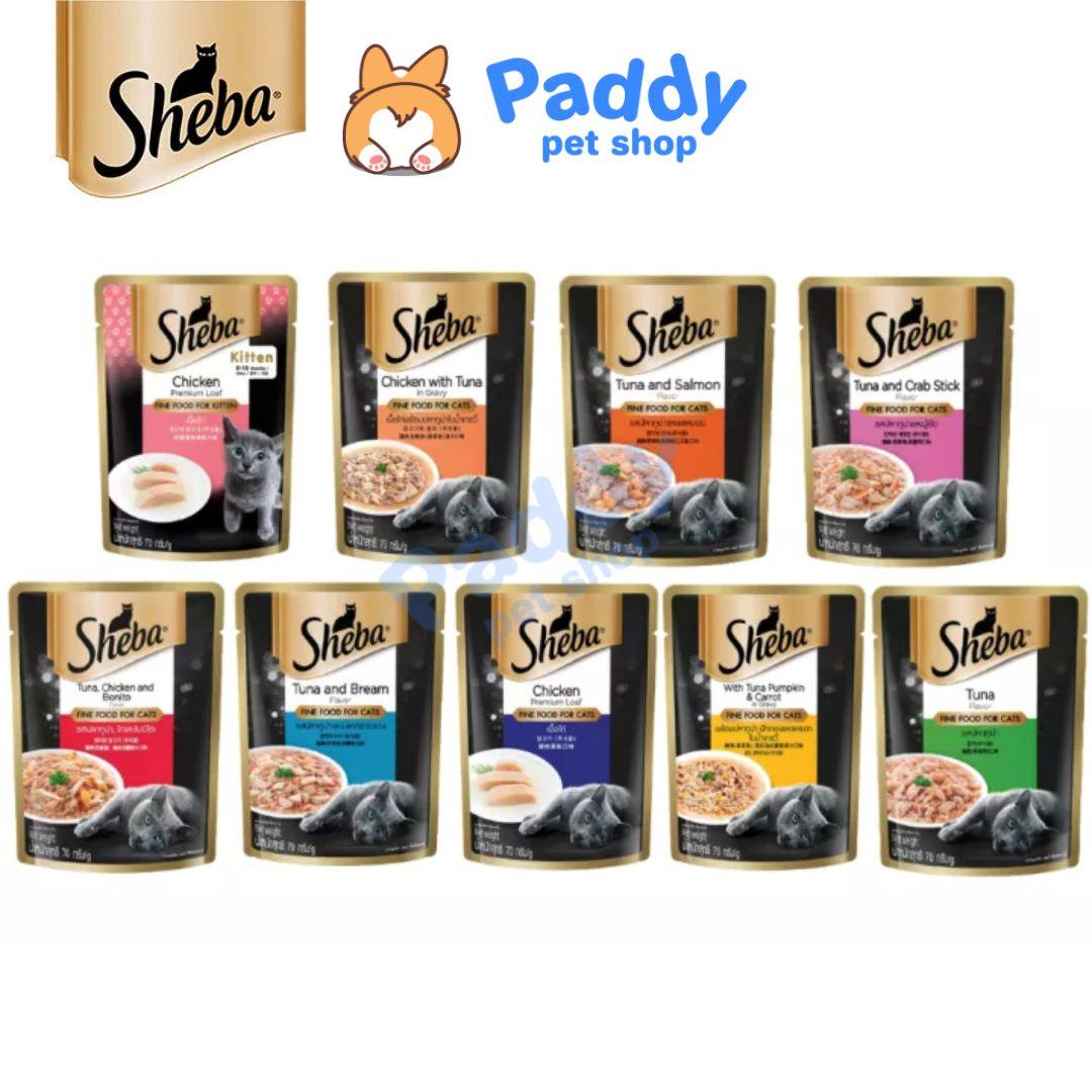 Pate Sheba Cho Mèo Con & Mèo Lớn 70g (Nhập Khẩu Thái Lan) - Paddy Pet Shop