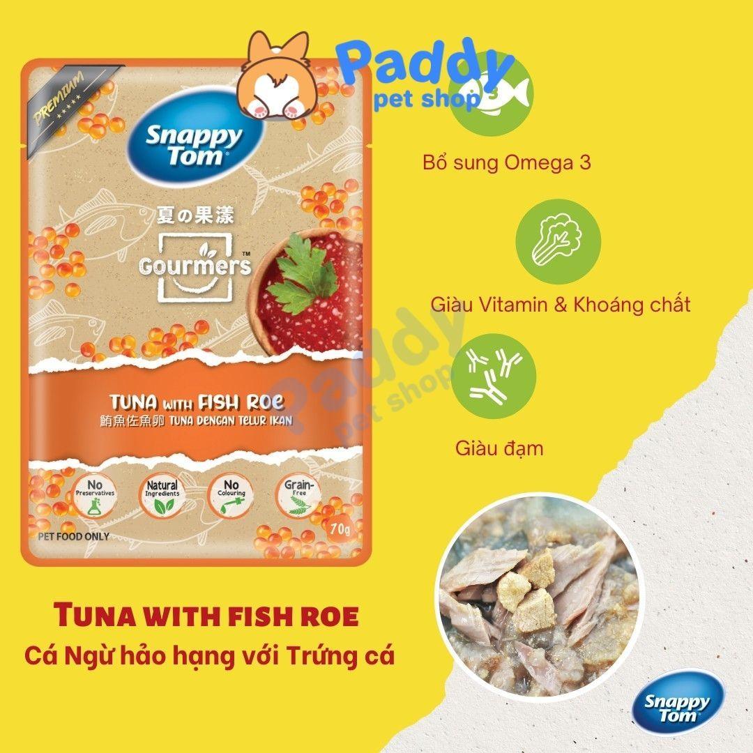 Pate Mèo Snappy Tom Cá Ngừ Mix Trái Cây 70g - Paddy Pet Shop