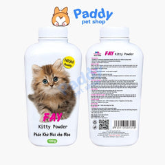 Phấn Thơm Khử Mùi Cho Mèo Fay Kitty - 120g - Paddy Pet Shop