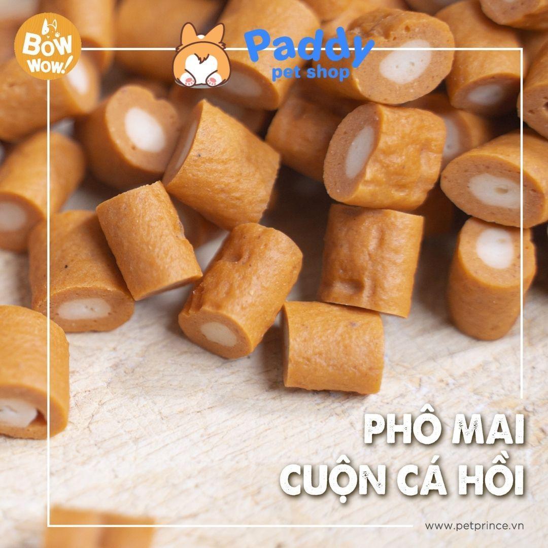 Bánh Thưởng Cho Chó Phô Mai Cuộn Thịt Bowwow Cheese Roll 120g - Paddy Pet Shop