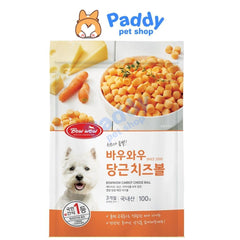 Phô Mai Viên Cho Chó Bowwow Cheese Ball (100g) - Paddy Pet Shop