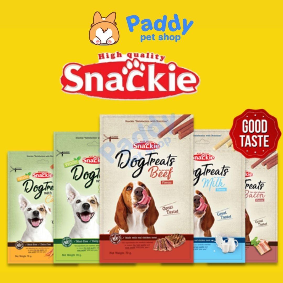 Snack Cho Chó Que Jerky Thịt Rau Củ Snackie 70g - Paddy Pet Shop