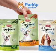 Snack Cho Chó Que Jerky Thịt Rau Củ Snackie 70g - Paddy Pet Shop