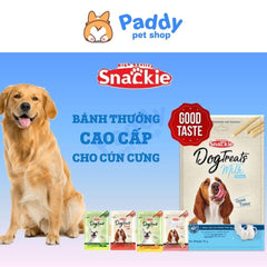 Snack Cho Chó Que Jerky Thịt Rau Củ Snackie 70g - Paddy Pet Shop