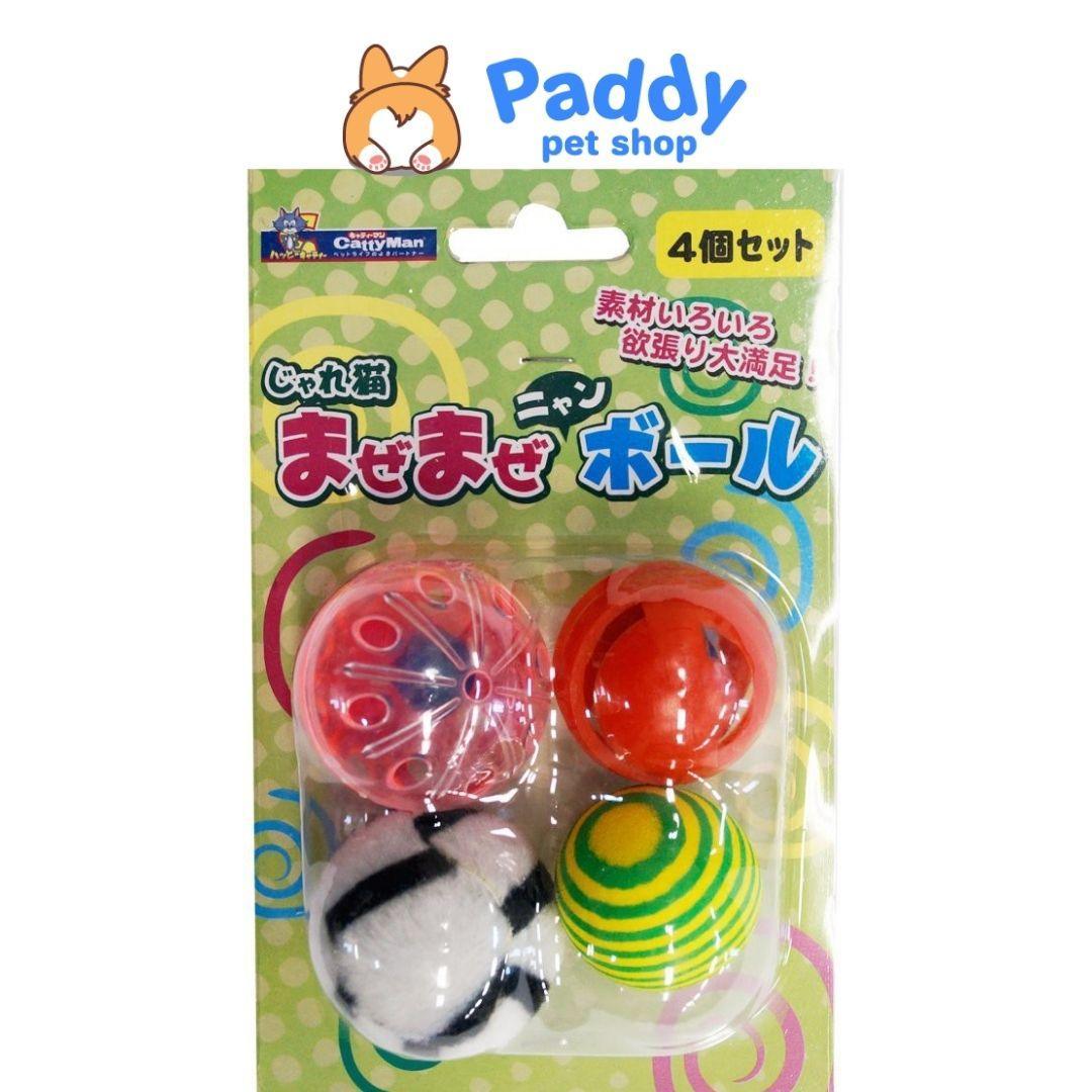 Đồ Chơi Cho Mèo Set Banh Lúc Lắc CattyMan - Paddy Pet Shop