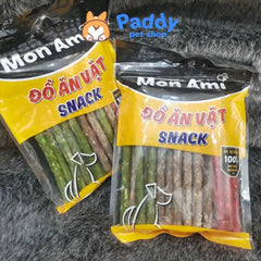 Bánh Thưởng Cho Chó Xương Da Bò Mon Ami Nhiều Loại - Paddy Pet Shop