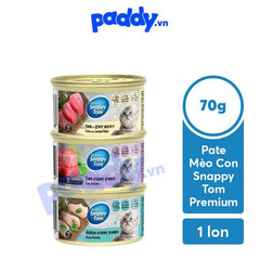 Pate Mèo Con Snappy Tom Premium Kitten (Lon 70g) - Paddy Pet Shop