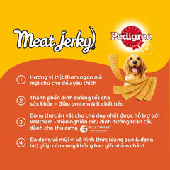 Snack Cho Chó Pedigree Meat Jerky Vị Gan Nướng 80g - Paddy Pet Shop