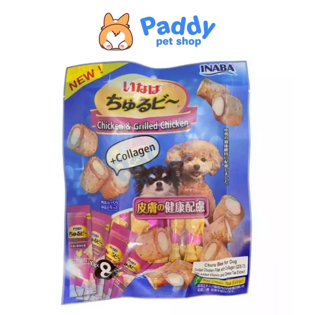 Snack Gà Mềm Chứa Sốt Cho Chó Inaba Churu Bee & Churutto (Thái Lan) - Paddy Pet Shop