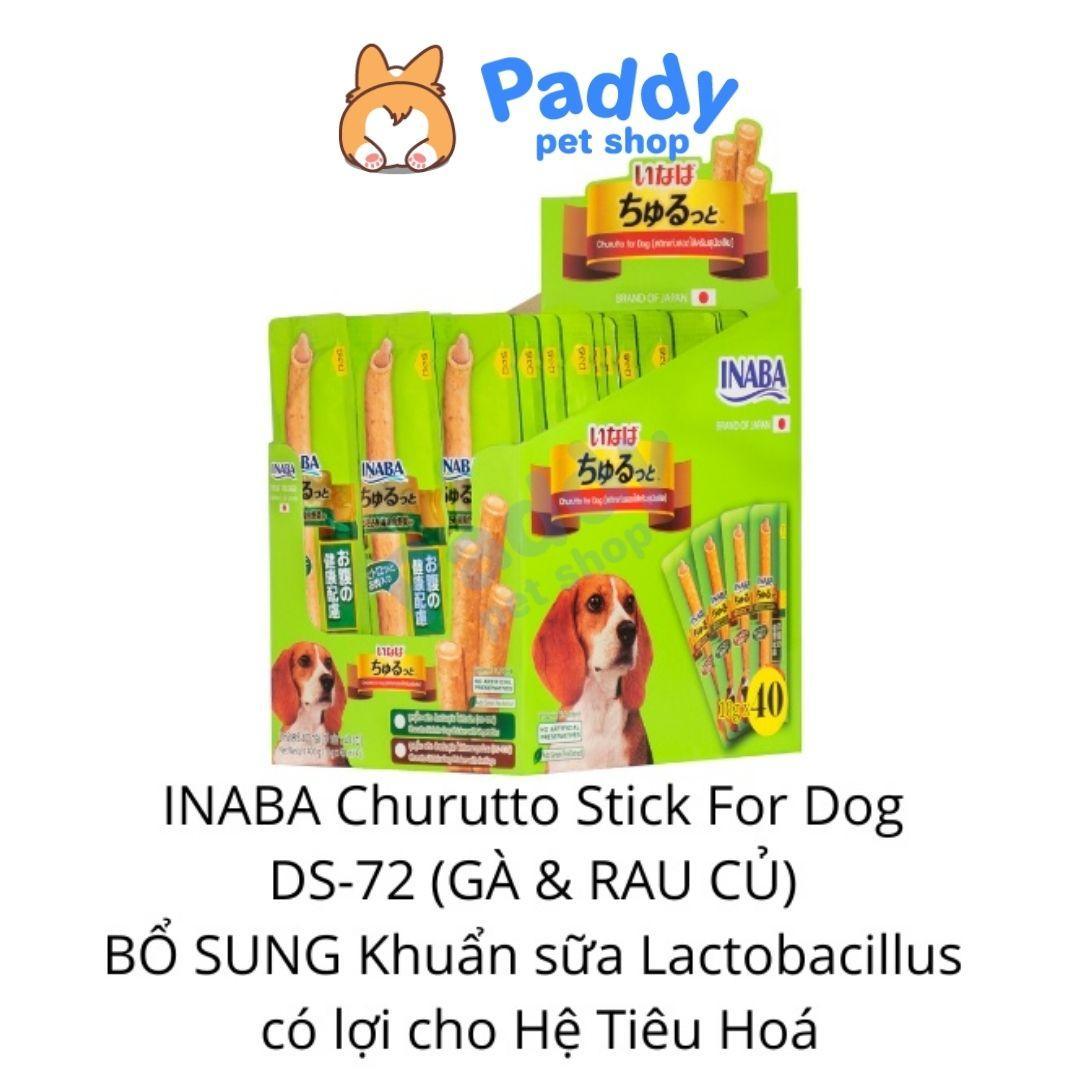 Snack Gà Mềm Chứa Sốt Cho Chó Inaba Churu Bee & Churutto (Thái Lan) - Paddy Pet Shop