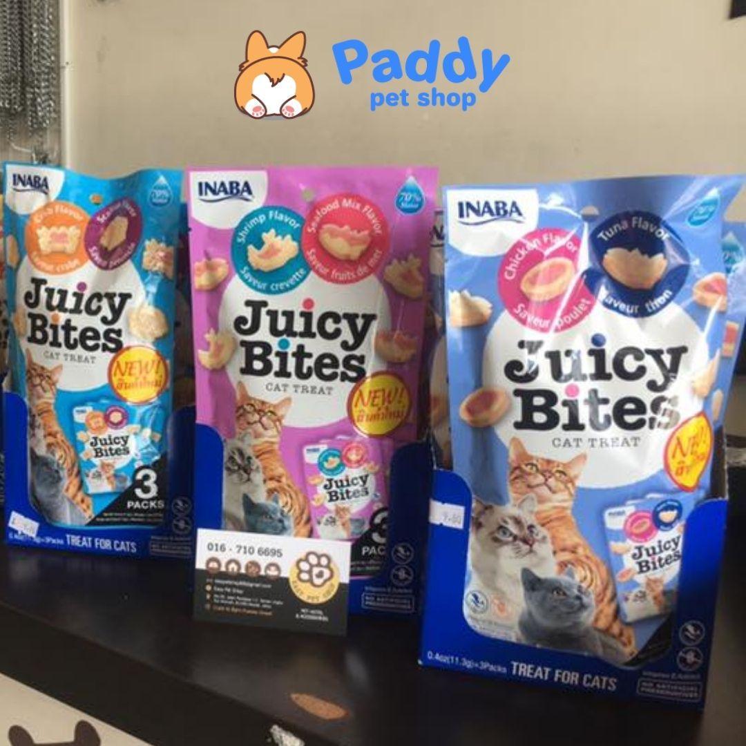 Snack Viên Mềm Cho Mèo Juicy Bites Vị Hải Sản (nhập khẩu Mỹ) - Paddy Pet Shop