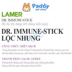 Sốt Thưởng Cho Chó Lộc Nhung Lamer Dr Immune Stick 50g (Túi 5 tuýp) - Paddy Pet Shop