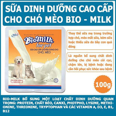 Sữa Bột Cho Chó Mèo Bio-Milk 100g - Paddy Pet Shop