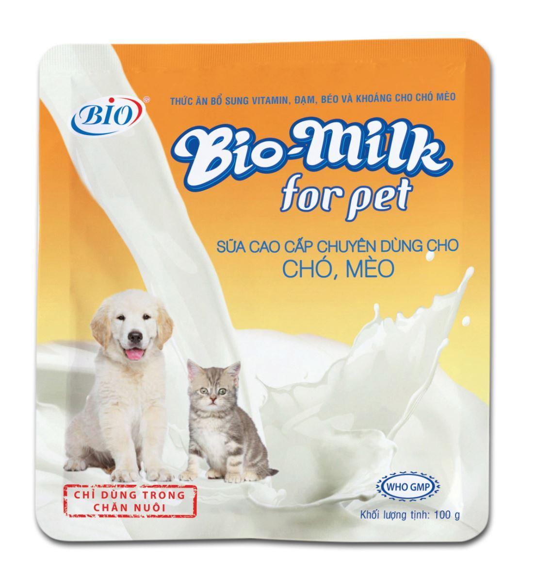Sữa Bột Cho Chó Mèo Bio-Milk 100g - Paddy Pet Shop