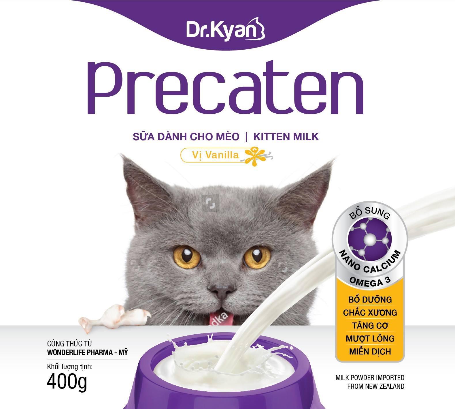 Sữa Bột Mèo Dr.Kyan Precaten Hương Vanilla - Paddy Pet Shop