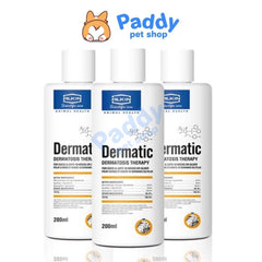 Sữa Tắm Dermatic Trị Vảy Gàu, Mưng Mủ Nặng Cho Chó Mèo (200ml) - Paddy Pet Shop