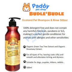 Sữa Tắm Hữu Cơ Cho Chó Con Budle Ecoland Puppy 500g - Paddy Pet Shop