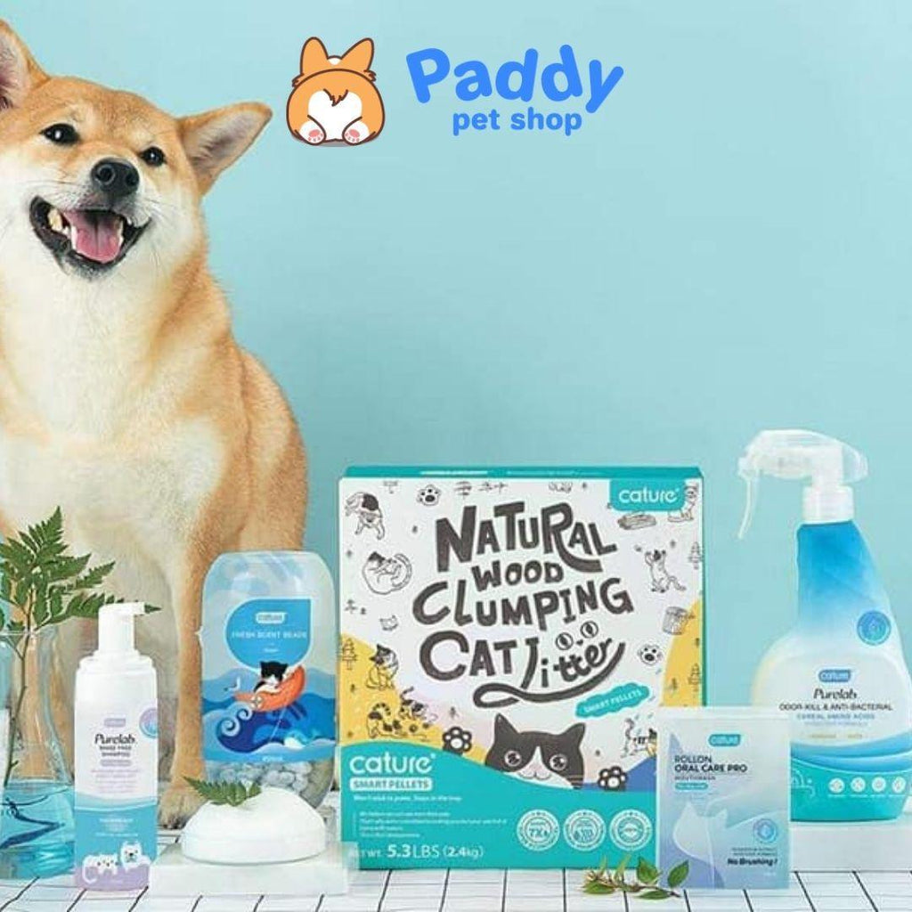 Sữa Tắm Khô Chó Mèo Cature Purelab Rinse Free 150ml Paddy Pet Shop