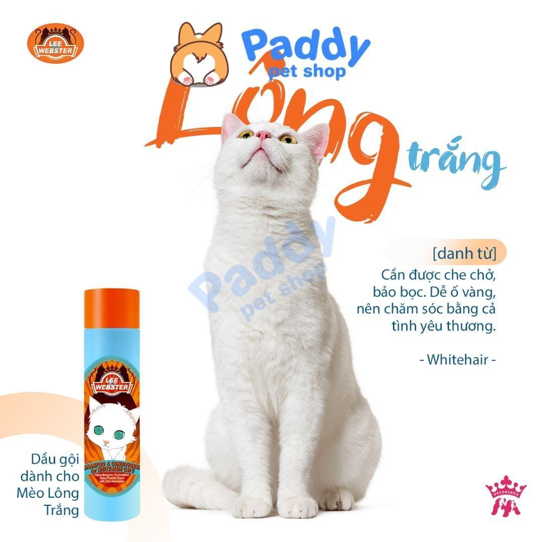 Sữa Tắm Cho Mèo Gội & Xả Lee & Webster 280g - Paddy Pet Shop