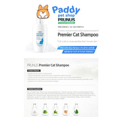 Sữa Tắm Mèo Cao Cấp Prunus Premier Cat 400ml - Paddy Pet Shop