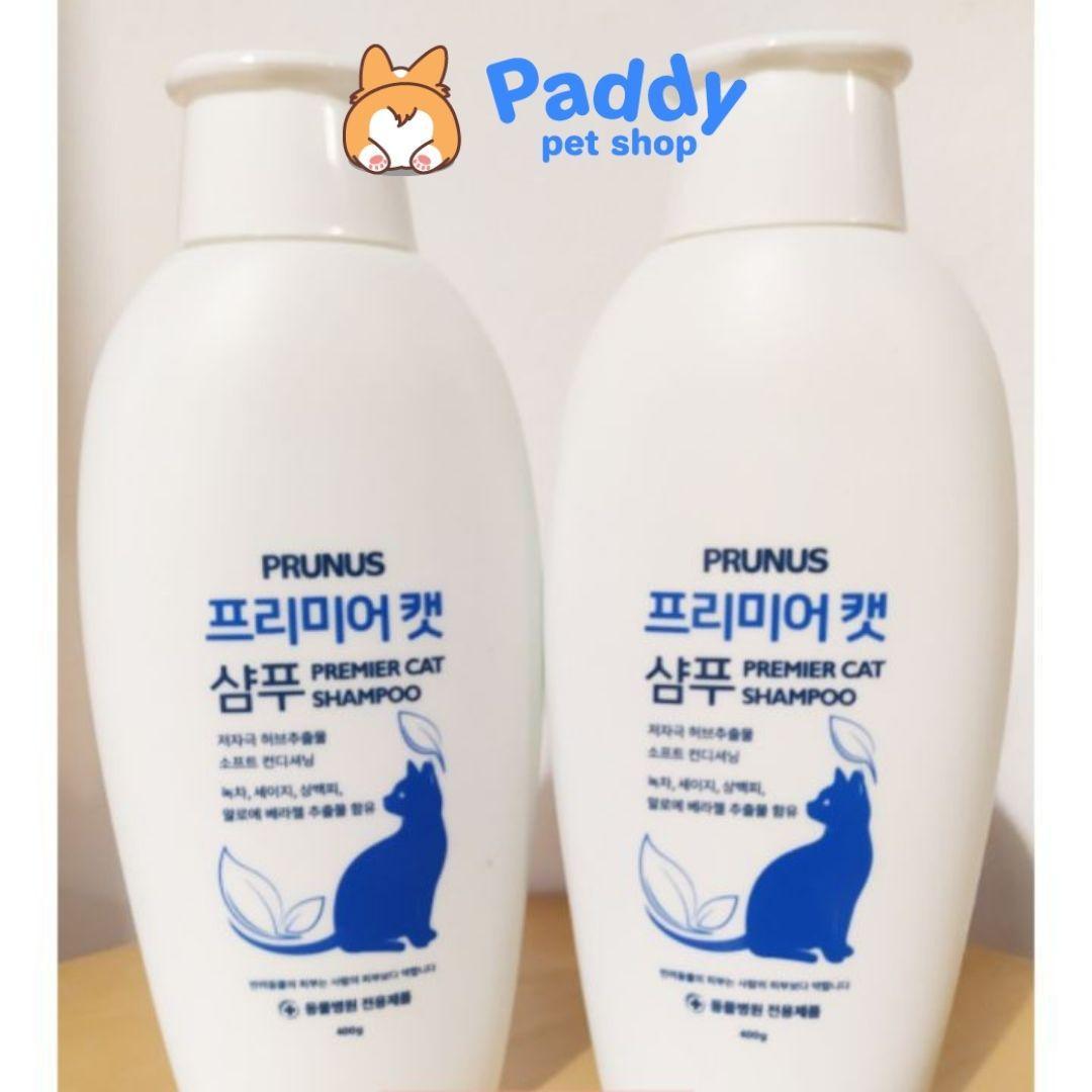 Sữa Tắm Mèo Cao Cấp Prunus Premier Cat 400ml - Paddy Pet Shop