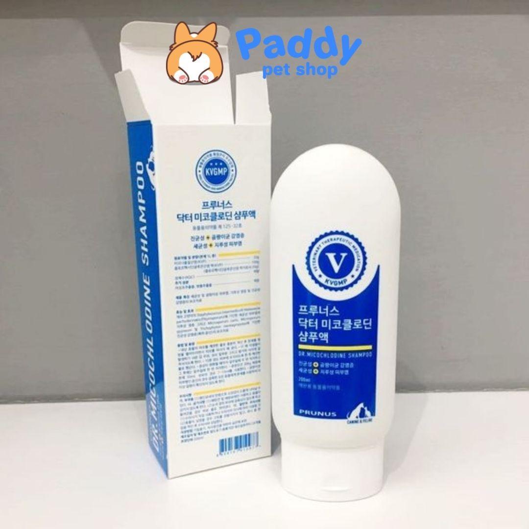 Sữa Tắm Nấm Ngứa & Viêm Da Cho Chó Mèo Prunus Micochlodine (200ml) - Paddy Pet Shop