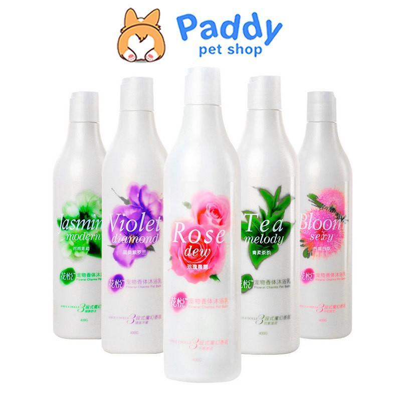 sua-tam-thao-duoc-huong-hoa-cho-cho-meo-joyce-dolls-400ml
