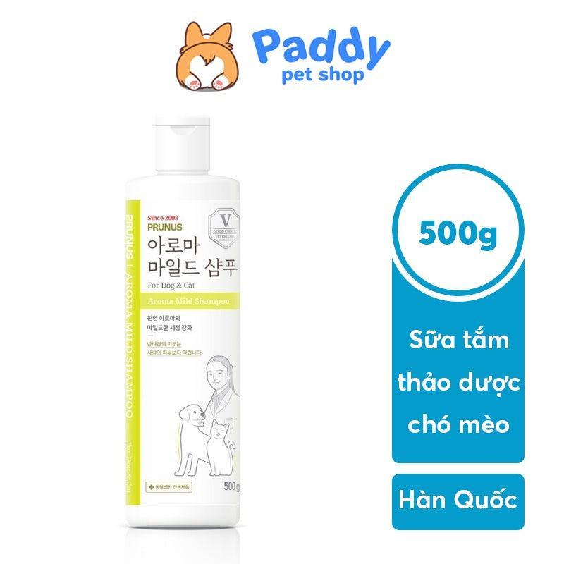 Sữa Tắm Thảo Dược Prunus Aroma Kháng Khuẩn Cho Chó Mèo 500g - Paddy Pet Shop