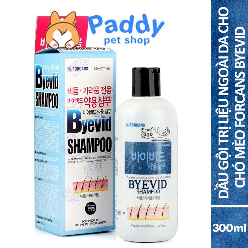 Sữa Tắm Viêm Da Chó Mèo Forcans Byevid 300ml - Paddy Pet Shop