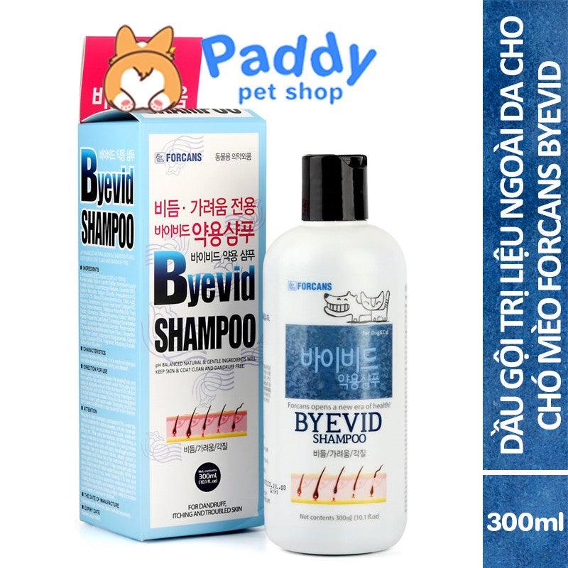 Sữa Tắm Viêm Da Chó Mèo Forcans Byevid 300ml