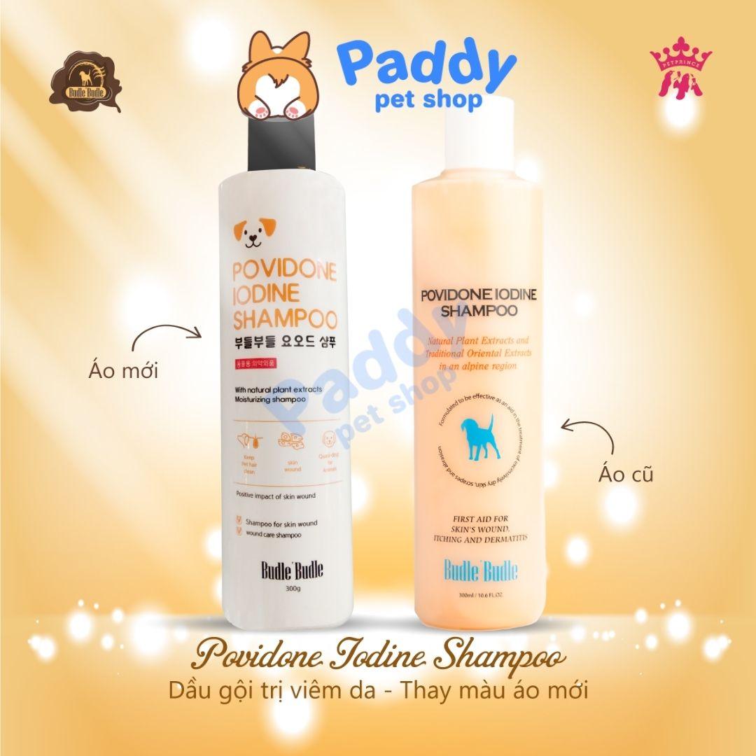 Sữa Tắm Cho Chó Budle Povidone Iodine 300g - Paddy Pet Shop