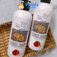 Sữa Tắm Xả Cho Chó Lông Xoăn Forcans Curly Hair 550ml - Paddy Pet Shop