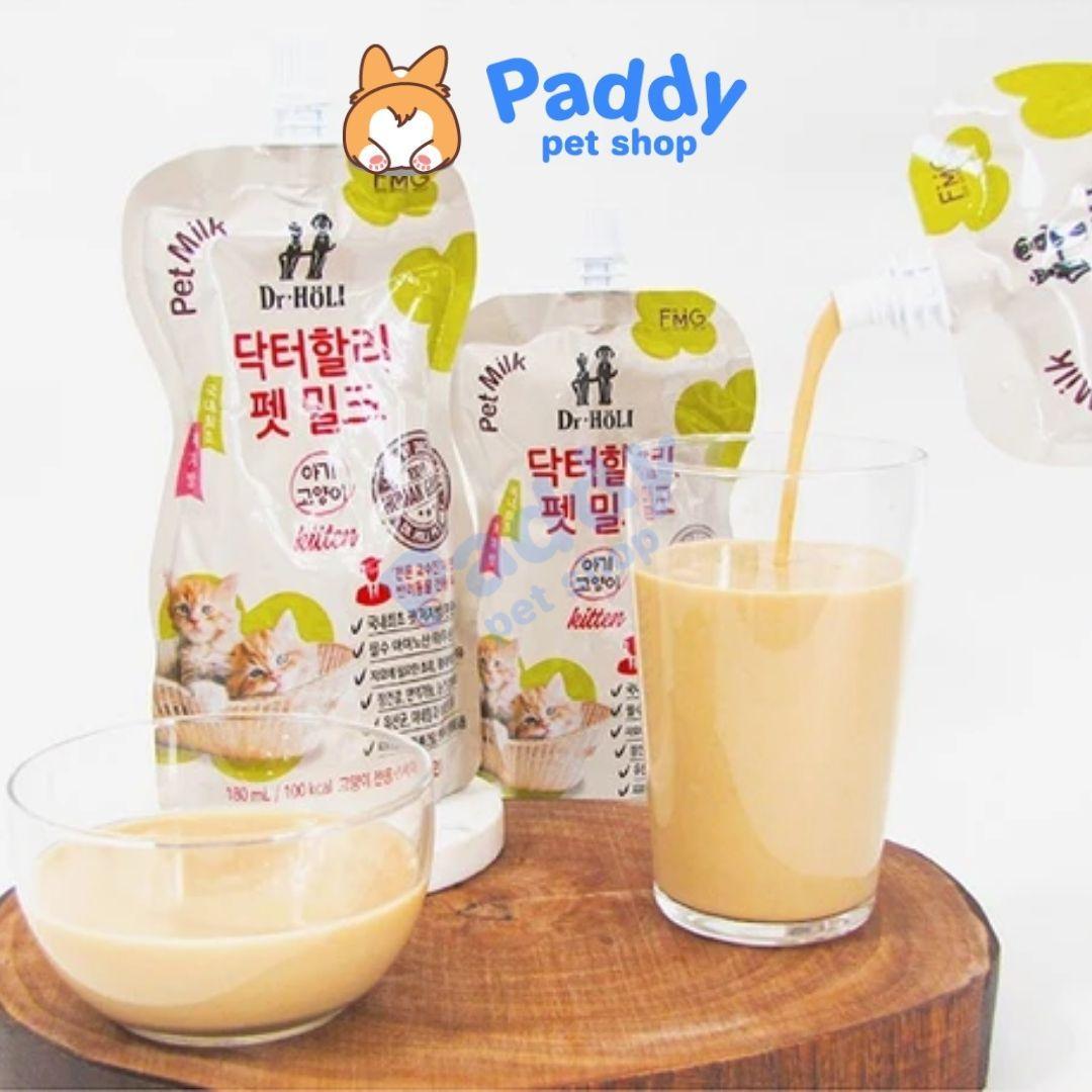 Sữa Tươi Chó Mèo Dr Holi Bổ Sung Dinh Dưỡng 200ml (Hàn Quốc) - Paddy Pet Shop