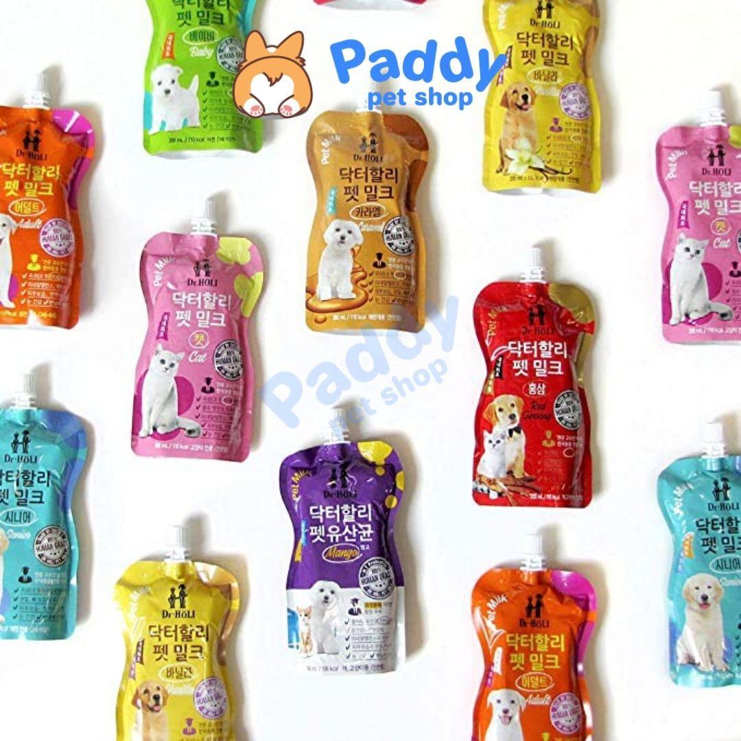 Sữa Tươi Chó Mèo Dr Holi Bổ Sung Dinh Dưỡng 200ml (Hàn Quốc) - Paddy Pet Shop