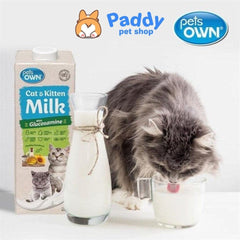 Sữa Tươi Cho Mèo Pets Own Bổ Sung Glucosamine (1L) - Paddy Pet Shop