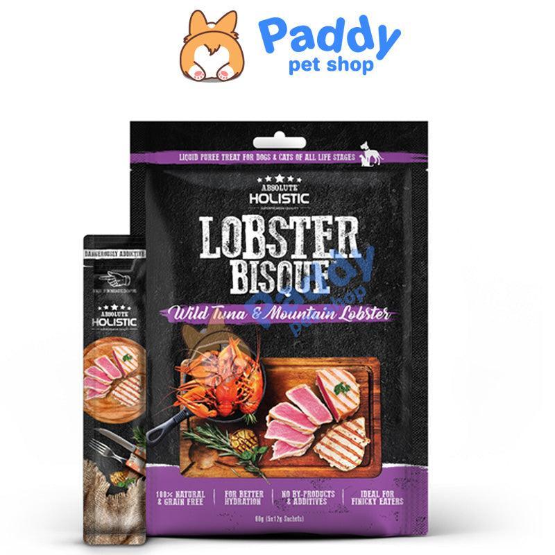 Súp Thưởng Cho Chó Mèo Absolute Holistic BISQUE 60g (Túi 5 tuýp) - Paddy Pet Shop