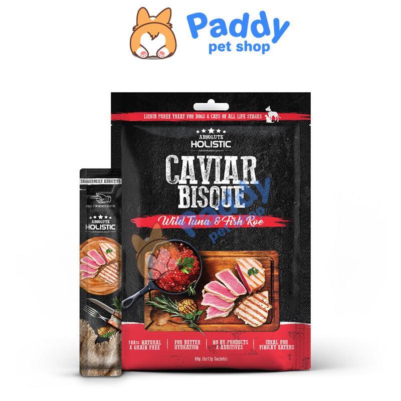 Súp Thưởng Cho Chó Mèo Absolute Holistic BISQUE 60g (Túi 5 tuýp) - Paddy Pet Shop