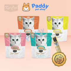 Súp Thưởng Cho Mèo Kit Cat Purr Puree (Túi lớn 40 tuýp) - Paddy Pet Shop