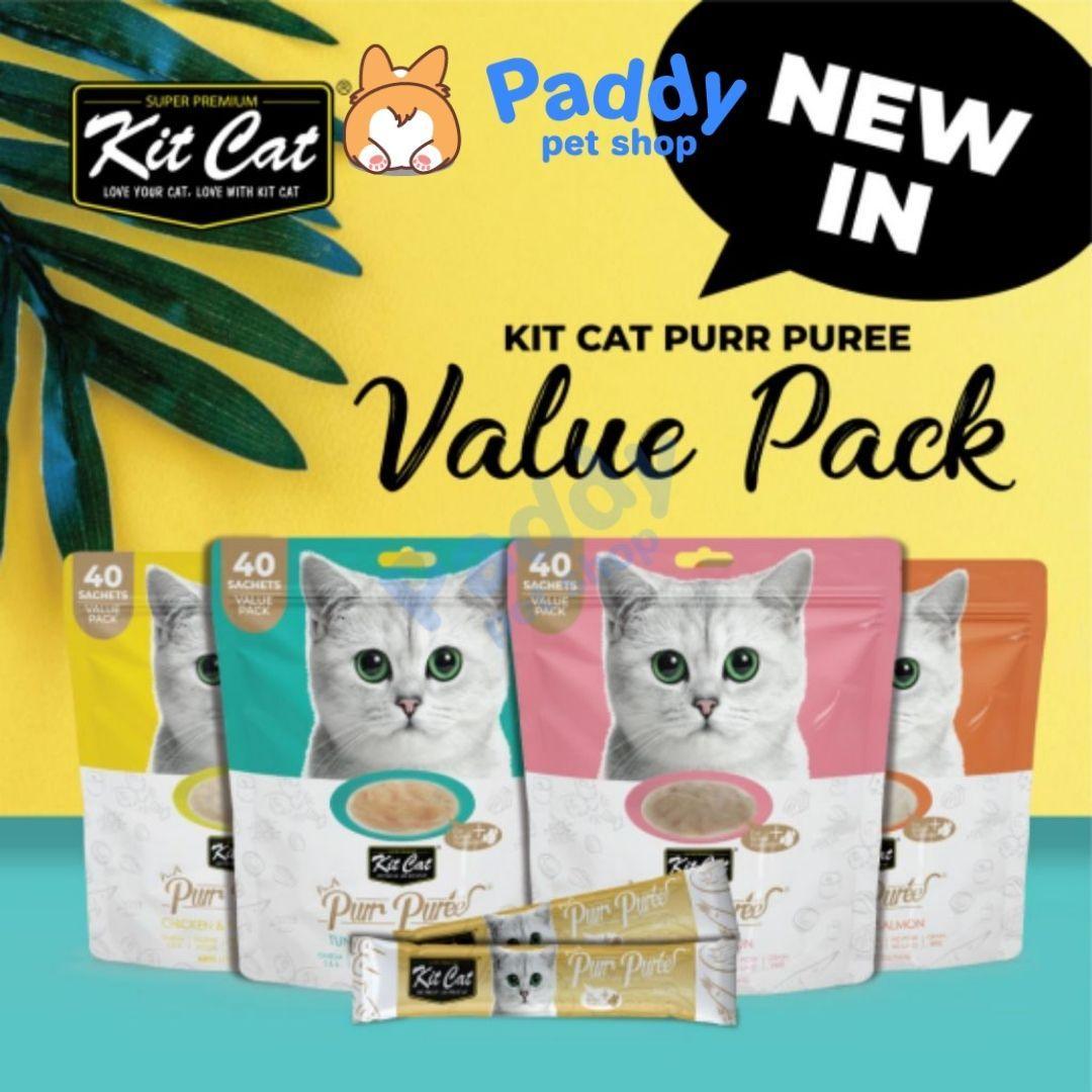 Súp Thưởng Cho Mèo Kit Cat Purr Puree (Túi lớn 40 tuýp) - Paddy Pet Shop