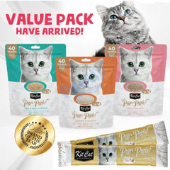 Súp Thưởng Cho Mèo Kit Cat Purr Puree (Túi lớn 40 tuýp) - Paddy Pet Shop