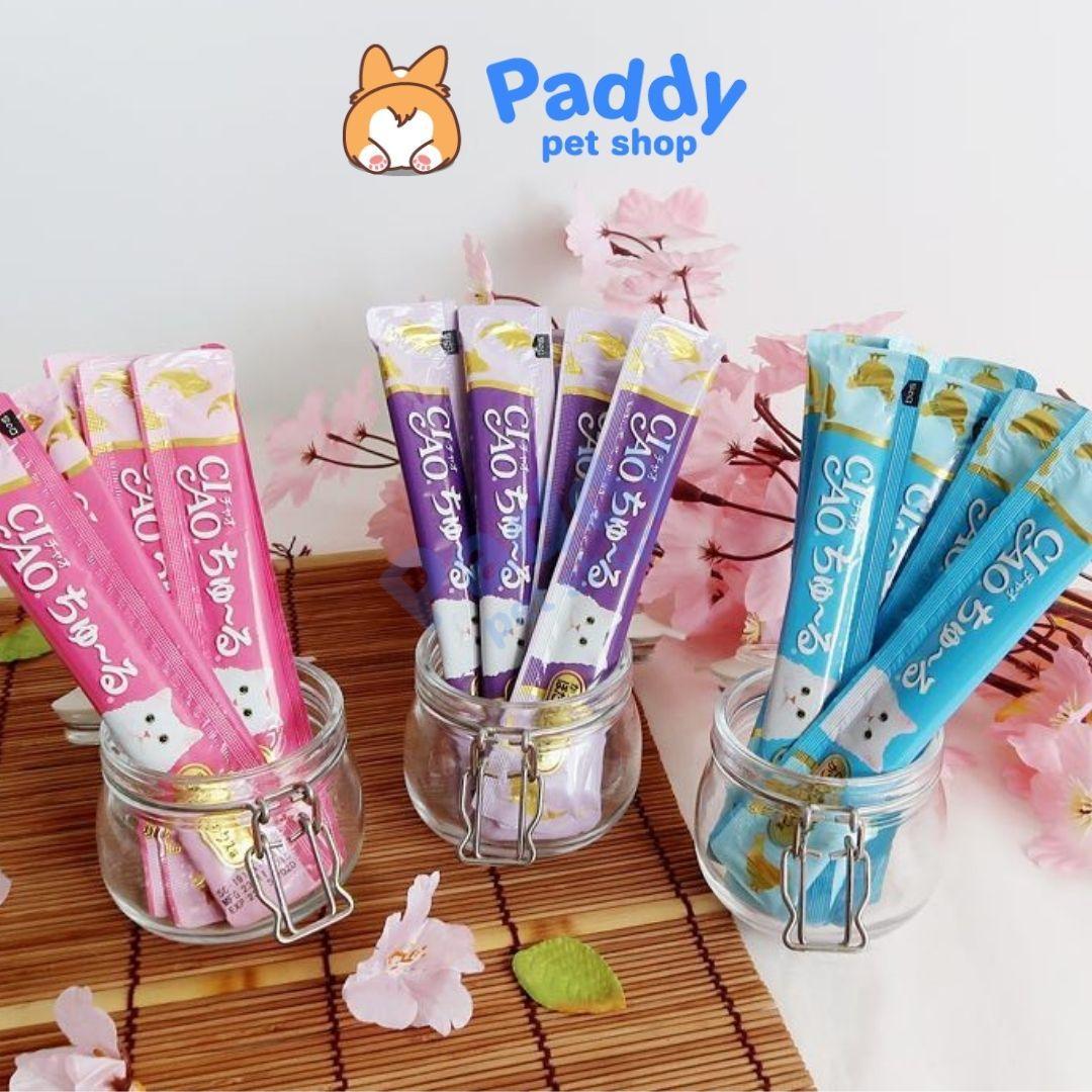 Súp Thưởng Ciao Thái Lan Cho Mèo (Túi Lớn 20 Tuýp) - Paddy Pet Shop