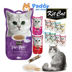 Súp Thưởng Kit Cat Purr Puree Chăm Sóc Sức Khỏe Cho Mèo 60g (Túi 4 tuýp) - Paddy Pet Shop