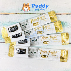 Súp Thưởng Kit Cat Purr Puree Chăm Sóc Sức Khỏe Cho Mèo 60g (Túi 4 tuýp) - Paddy Pet Shop