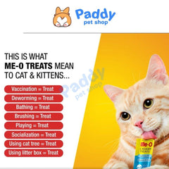 Súp Thưởng Me-O Creamy Cho Mèo Mọi Lứa Tuổi (Túi 4 tuýp) - Paddy Pet Shop